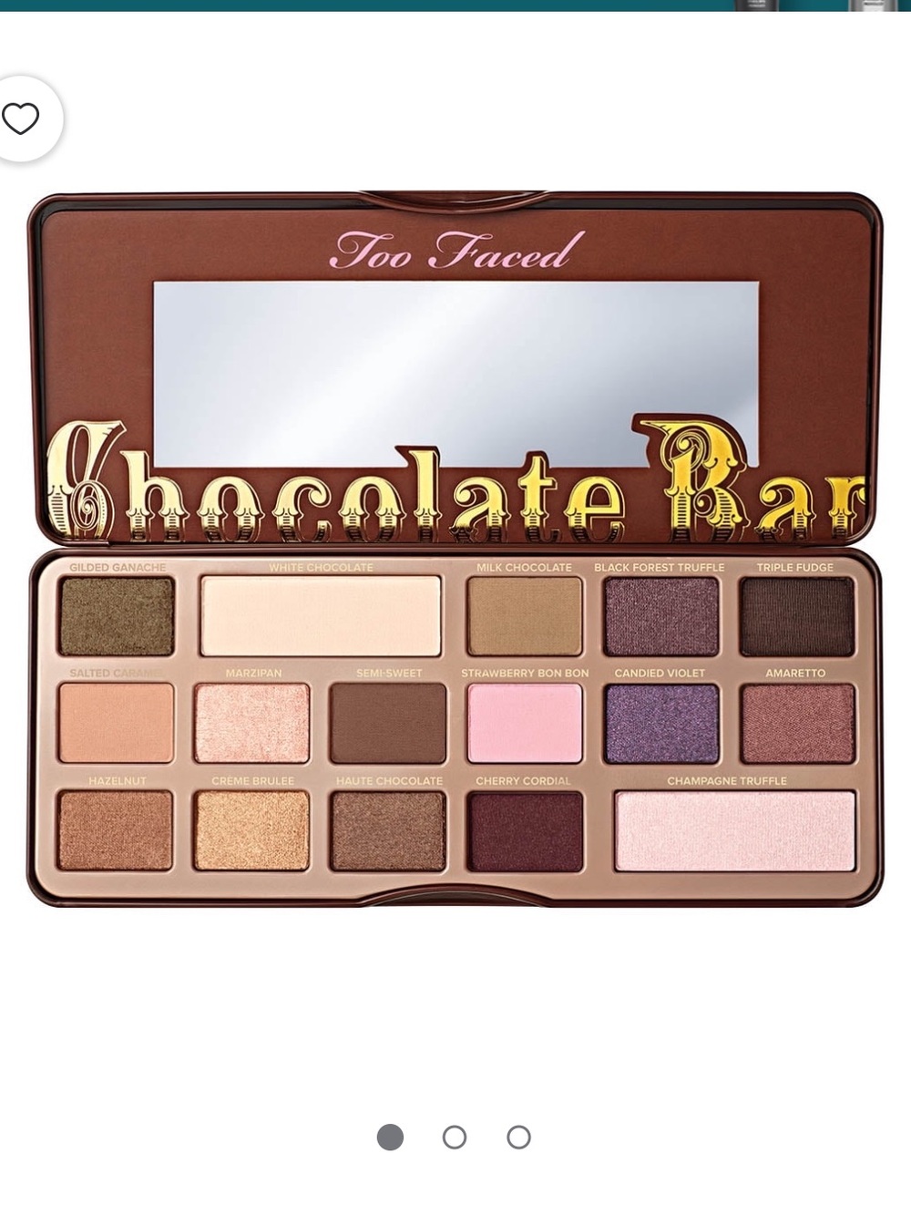 NWOB Too Faced Chocolate Bar Eyeshadow Palette Neutrals Limited Edition Blend